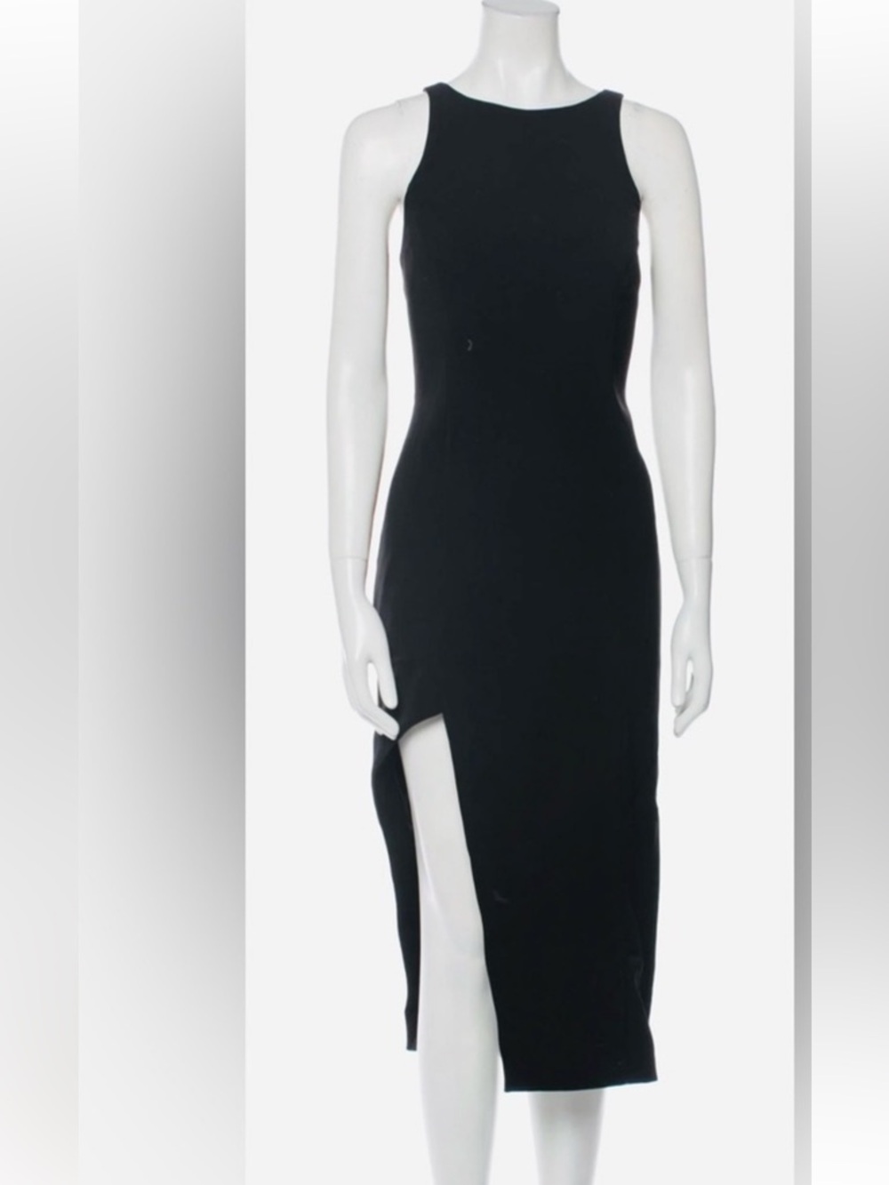 NWT Jay Godfrey SZ6, navy blue dress. Bust 36” waist 30”-32”, 100% polyester - Picture 4 of 4